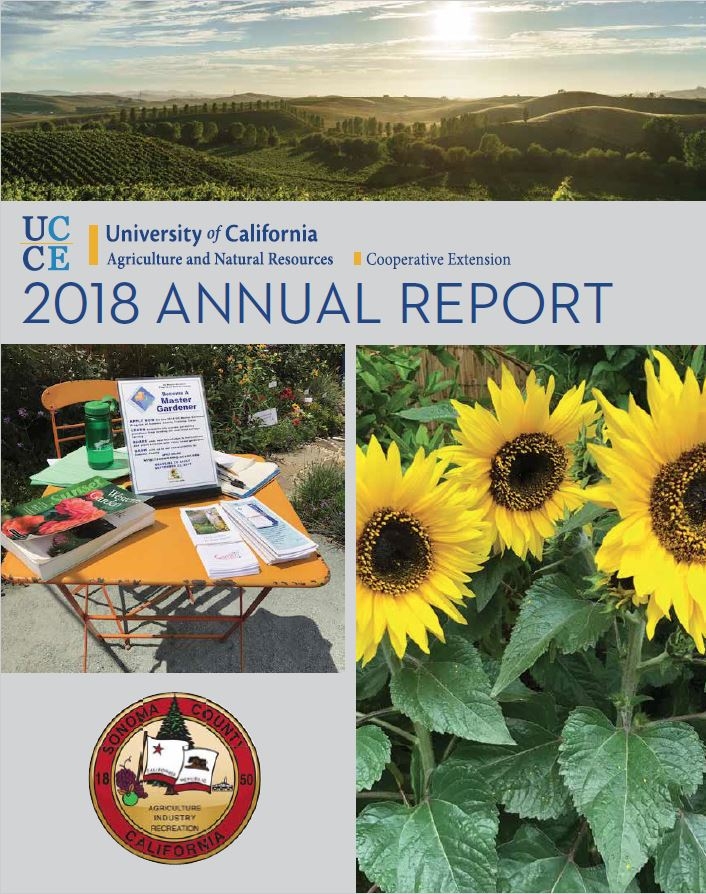 Check Out Our 2018 Annual Report - UCCE Sonoma - ANR Blogs