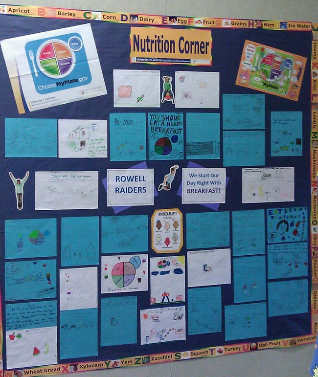 Rowell Elementary Nutrition Corner