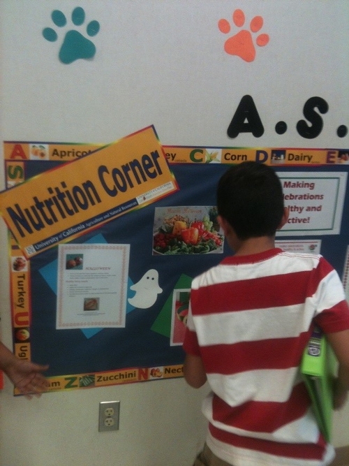 Nutrition Corners are a hit with students!