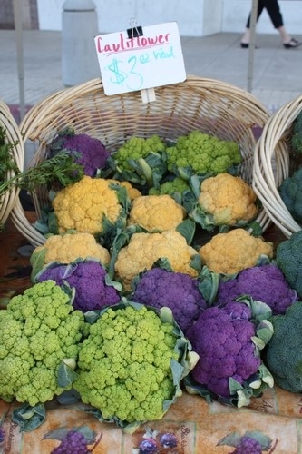 If you visit a local market, try something new. These cauliflower are available at the Market on Kern.