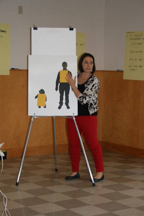 Pesticide Safety Education Coordinator, Lisa Blecker, conducts a Train-the Trainer workshop.