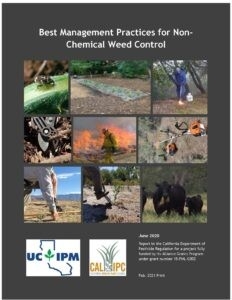 Best Management Practices for Non-Chemical Weed Control manual cover