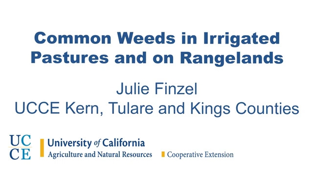Weed Management for Small Acreage Workshop presentations