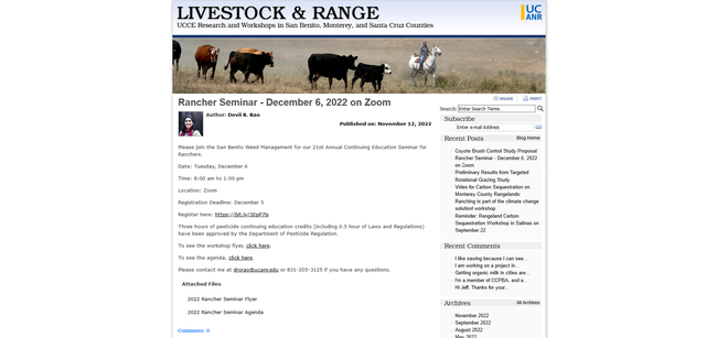 UCCE Livestock & Range blog