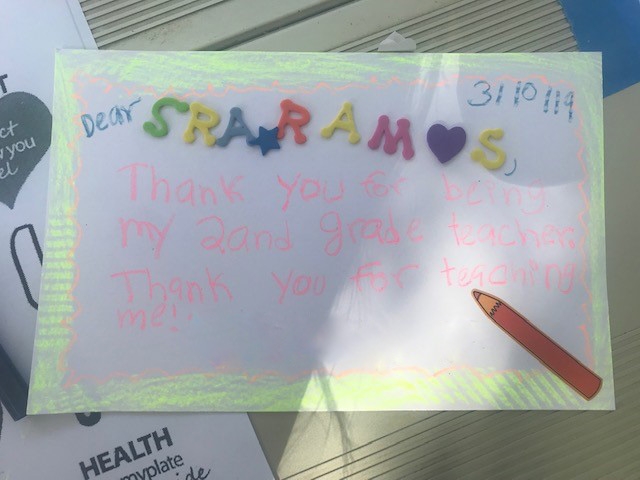 Children learn to be thankful by making gratitude cards during a 4-H Mindfulness class in an after-school program.