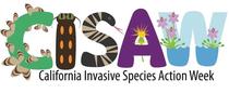 California Invasive Species Action Week logo. for Pests in the Urban Landscape Blog