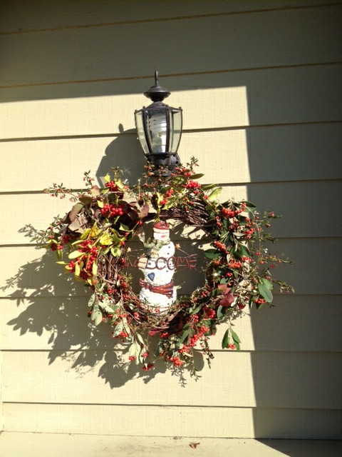 Pyracantha wreath.