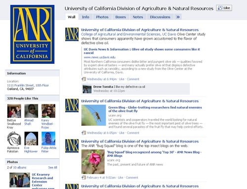 UC ANR page, BEFORE the changes