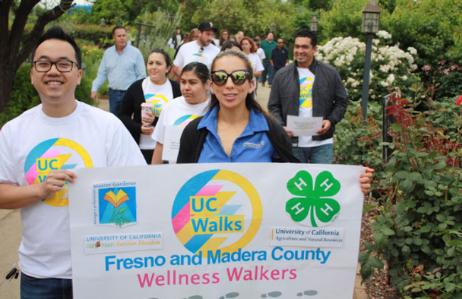 UCCE Fresno walks (Photo courtesy of Austin Cantrell)