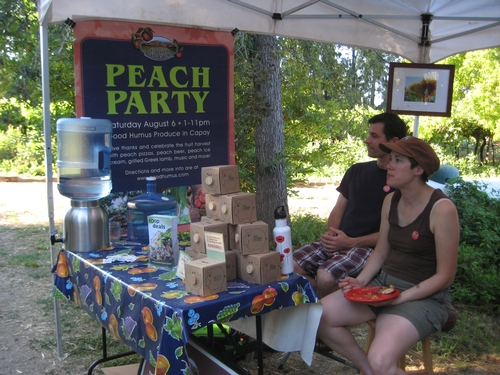 Summer Peach Party at Good Humus Produce
