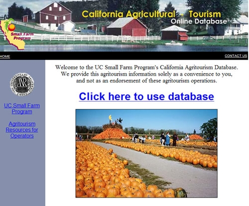 The opening screen of http://www.calagtour.org.