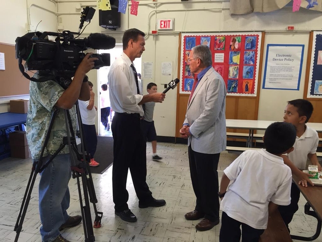 NPI's Kenneth Hecht shares information about the program with the reporter.