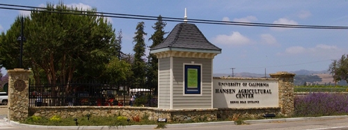The Hansen Agricultural Center entrance.