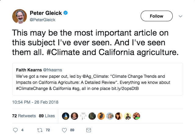Peter Gleick tweet