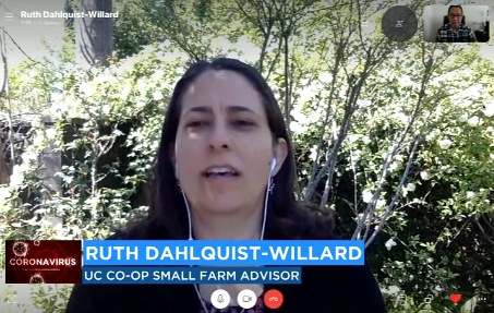 Ruth Dahlquist-Willard explained COVID-19 precautions taken at farm stands to ABC 30.