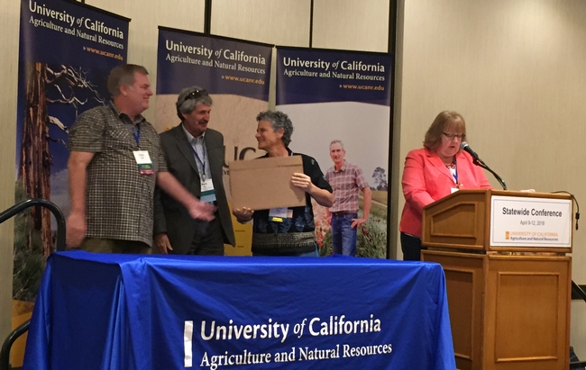 Cheryl Wilen, UC Cooperative Extension area integrated pest management advisor for San Diego, Orange and Los Angeles counties, won the Outstanding Leader award.
