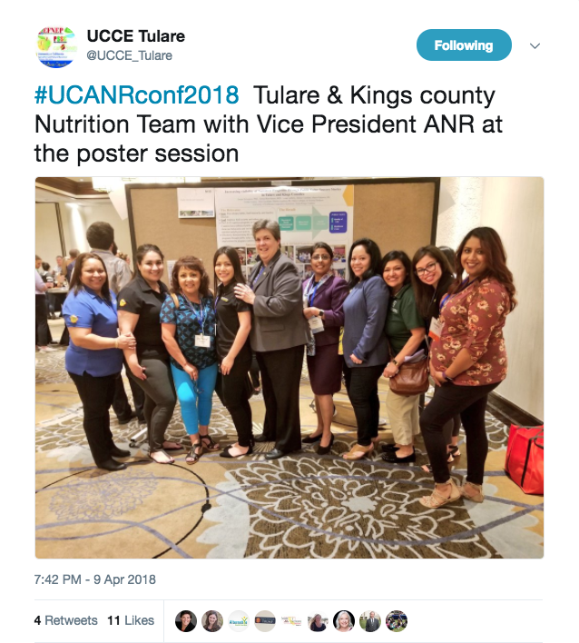 UCCE Tulare Glenda tweet