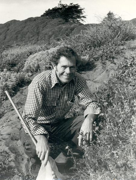Jerry Powell as a young entomologist. (Photo courtesy of the Essig Museum of Entomology)