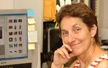 UC Davis distinguished professor Lynn Kimsey, director of the Bohart Museum of Entomology (Photo by Kathy Keatley Garvey)