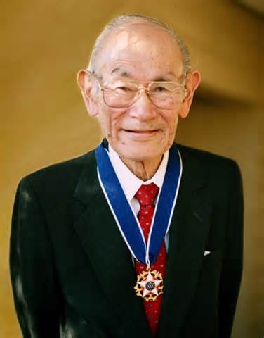 Fred Korematsu, with U.S. Presidential Medal of Freedom (Image courtesy of Wikipedia)