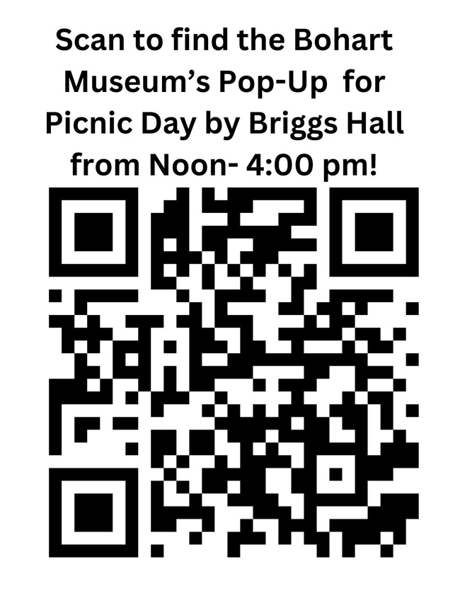 QRBohart Pop-up Museum @Briggs for Picnic Day