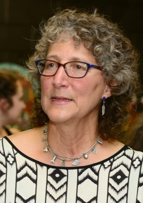 Diane Ullman, co-founder and co-director of the UC Davis Art/Science Fusion Program. (Photo by Kathy Keatley Garvey)