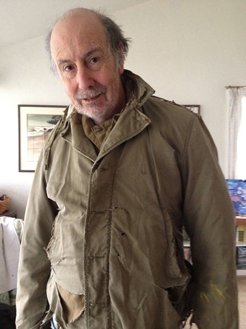 Bruce Hammock, the actor, dressed for his role in his son's film.