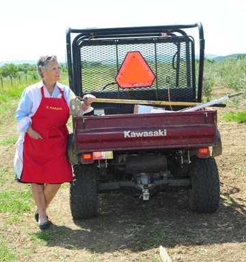 Ann Sievers, from health care to agriculture. (Photo by Kathy Keatley Garvey)