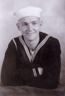 William Hazeltine in U.S. Navy, 1944