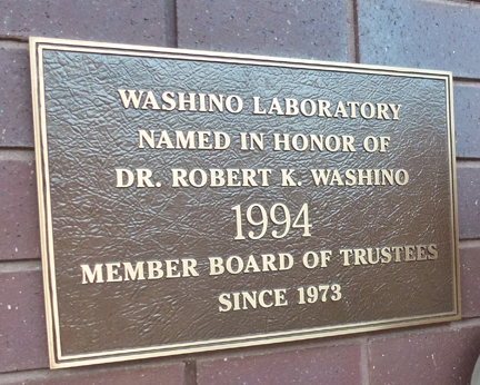 Another namesake for Robert Washino.