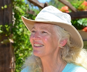 Kate Frey, world-class garden design and author (Photo by Kathy Keatley Garvey)