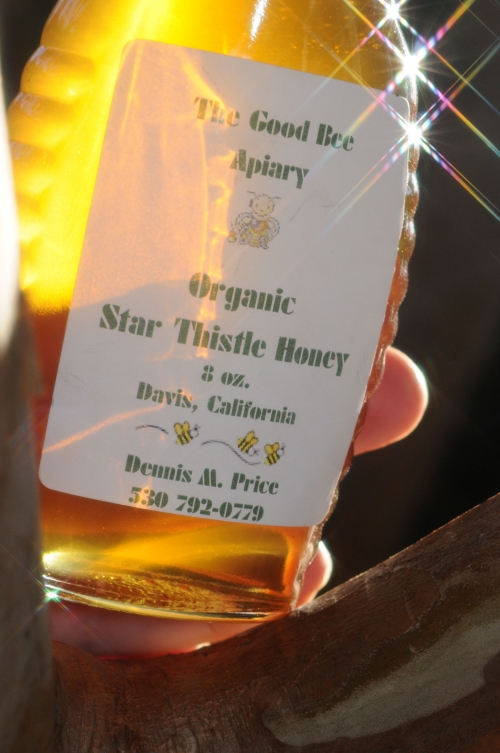 Olympians have gold medals, but beekeepers have liquid gold. (Photo by Kathy Keatley Garvey)