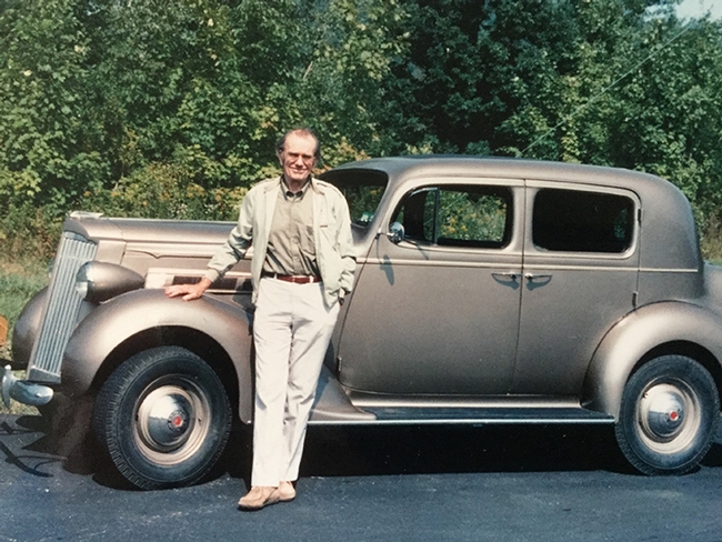 Tom Eisner loved chemical ecology--and cars, including this Buick. (Courtesy Photo)