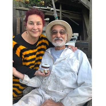 Amina Harris and her late husband, Ishai Zeldner.