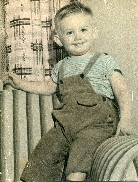 Eric Mussen, one year old in 1945. (Courtesy of the Mussen family)