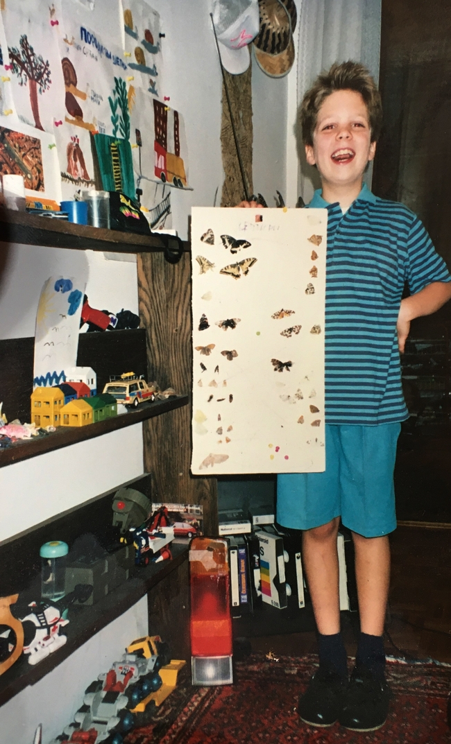 Srdan Tunic said he developed his interest in entomology as a kid. (Photo courtesy of Srdan Tunic)