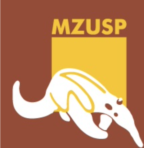 The logo of the Museum of Zoology of the University of São Paulo is an anteater.