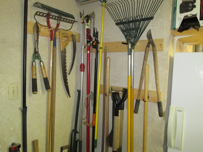 Wall mounted tools