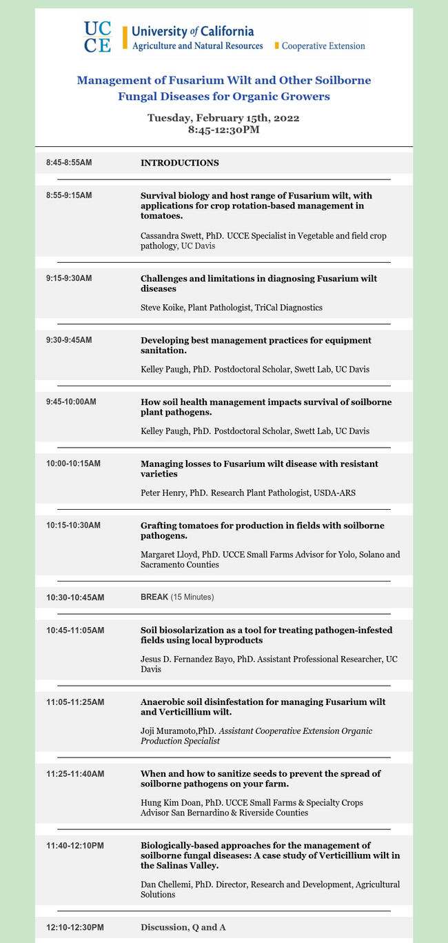 Small Farms - New Soilborne Pathogen Workshop Copy