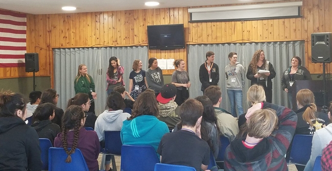 At 4-H workshops, participants practiced public speaking and other leadership skills.