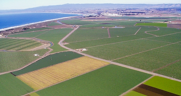 The Salinas Valley is one of the most productive agricultural areas in California. Photo courtesy of the Monterey Regional Water Pollution Control Agency.