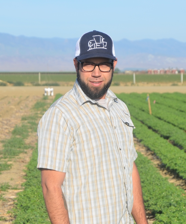New UCD PhD student, Geoff Koch, who is working with Will Horwath on San Joaquin Valley Healthy Soils Program effort.