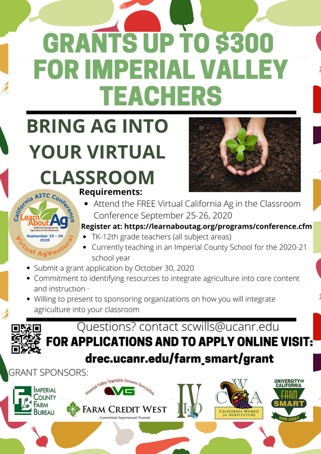 fyer for the 2020 ag in the classroom grant