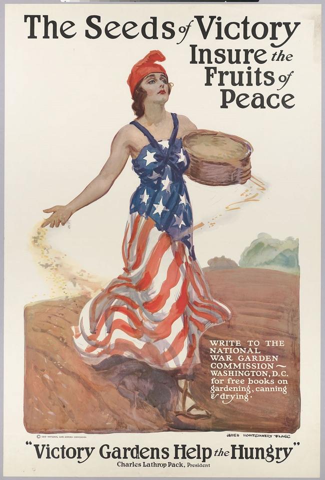 Victory Garden poster, CA 1918, USDA