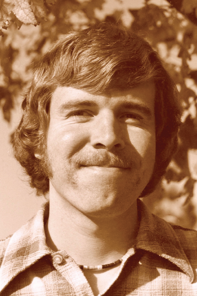 Frank Zalom as a UC Davis graduate student in 1977.