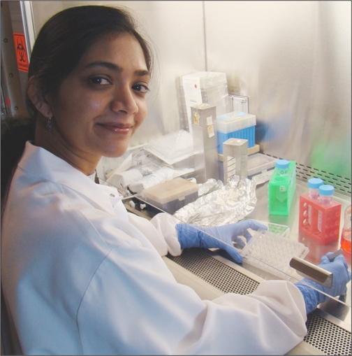 Lead author Padmini Sirish of the Chiamvimonvat lab.