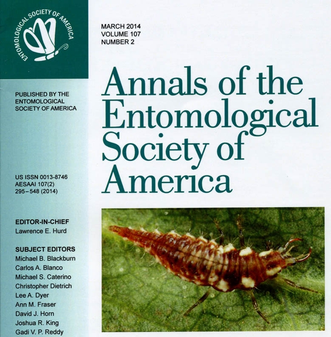 Cover of Annals of  ESA