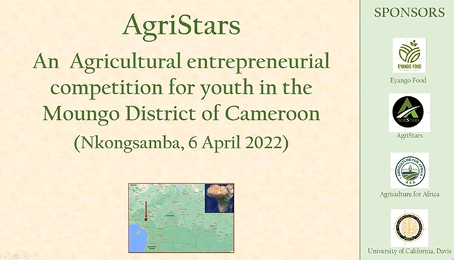 A slide from AgriStars' video presentation, the work of UC Davis distinguished professor James R. Carey.