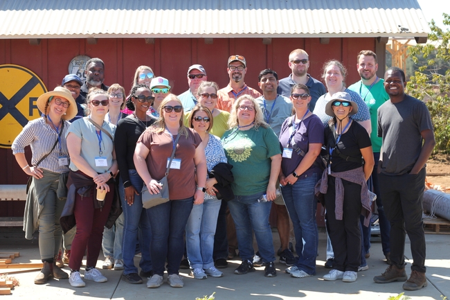 Western Extension Leadership Development participants tour Hukama Produce in Ramona.