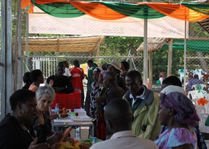 Local farmers attend classes at the PTSC in Arusha, Tanzania.
